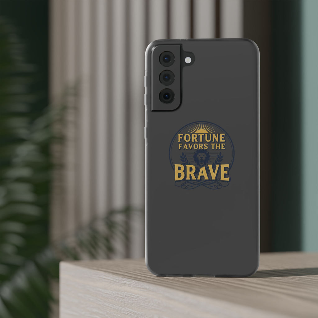 Fortune Favors the Brave Lion Emblem (Flexi Cases)