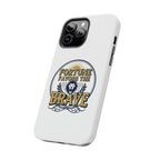 Fortune Favors the Brave Phone Case (Protective Tough Case with Lion Emblem)