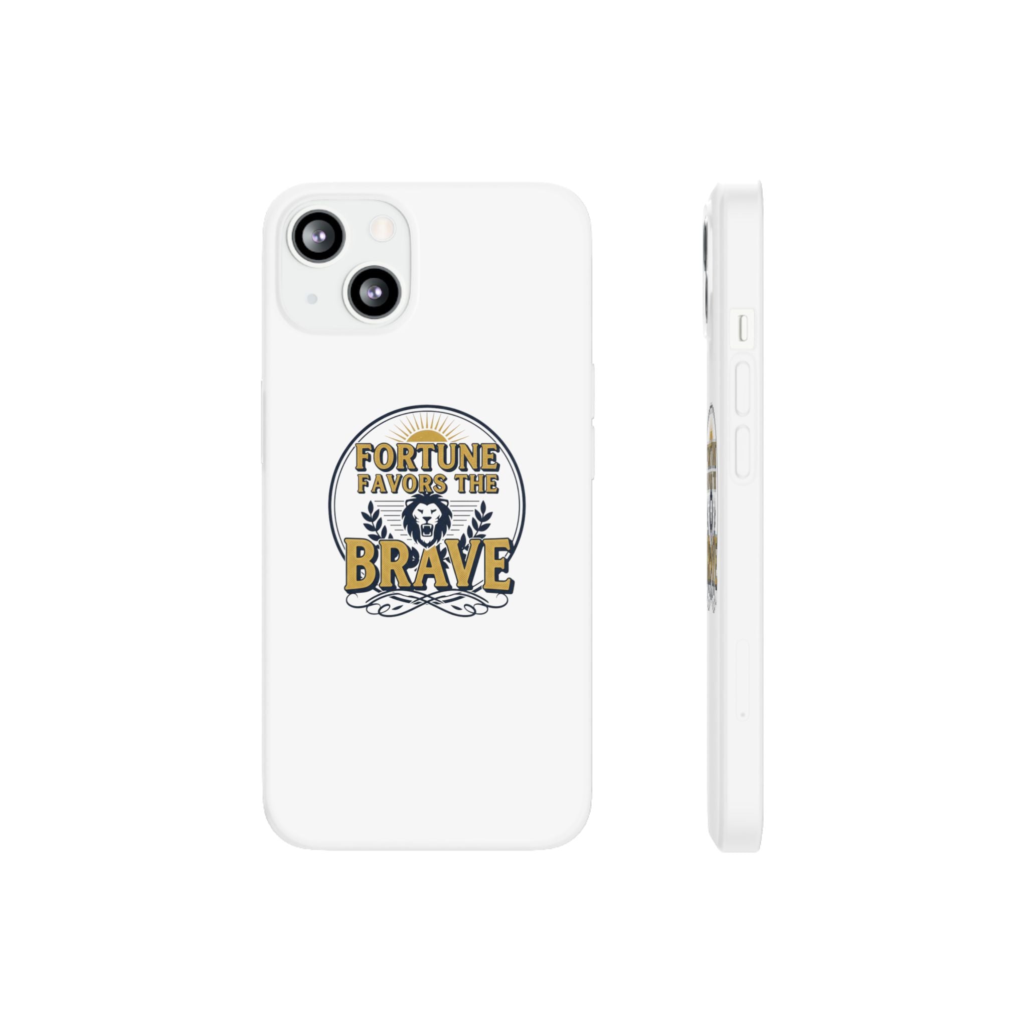 Fortune Favors the Brave Lion Emblem (Flexi Cases)