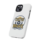 Fortune Favors the Brave Phone Case (Protective Tough Case with Lion Emblem)