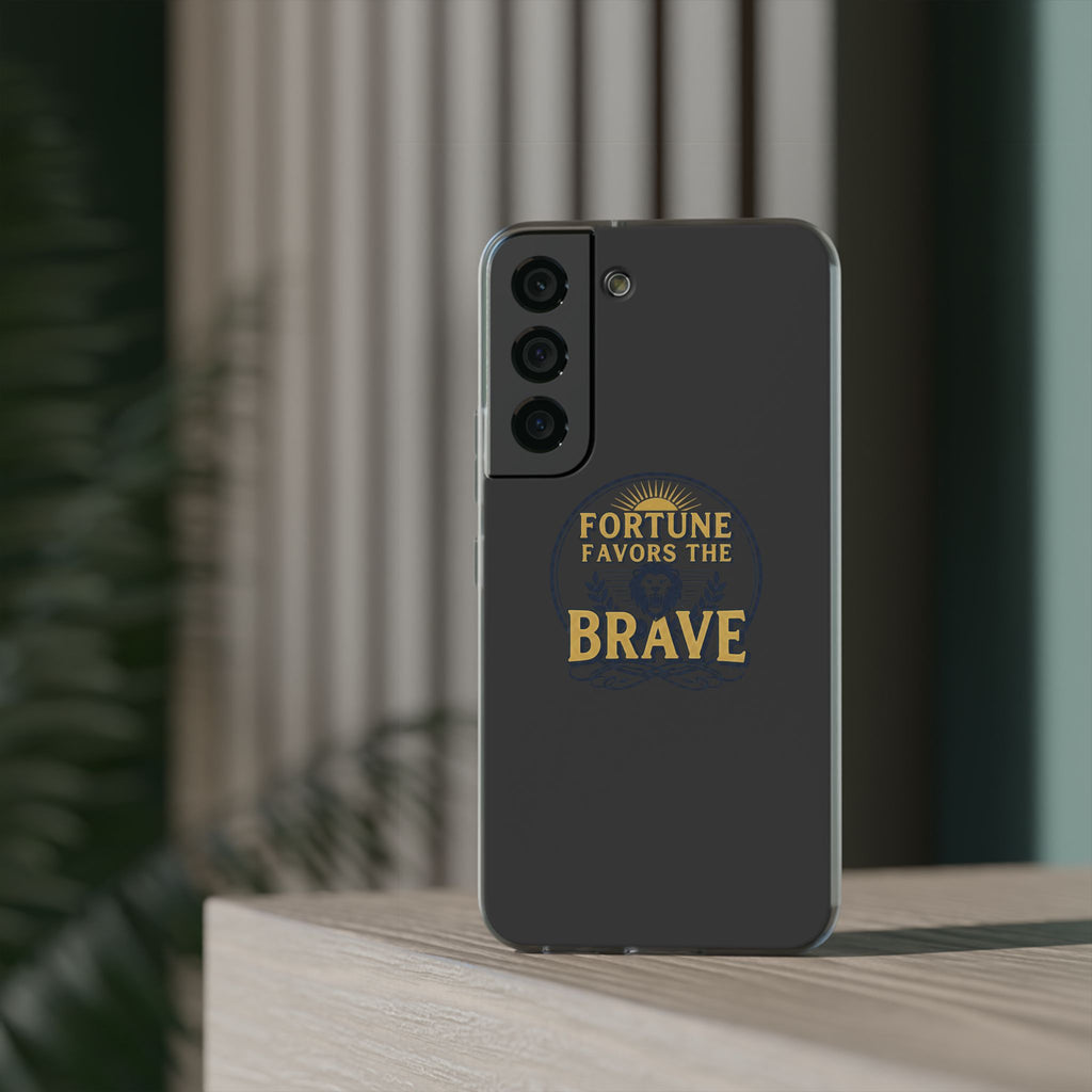 Fortune Favors the Brave Lion Emblem (Flexi Cases)