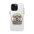 Fortune Favors the Brave Phone Case (Protective Tough Case with Lion Emblem)