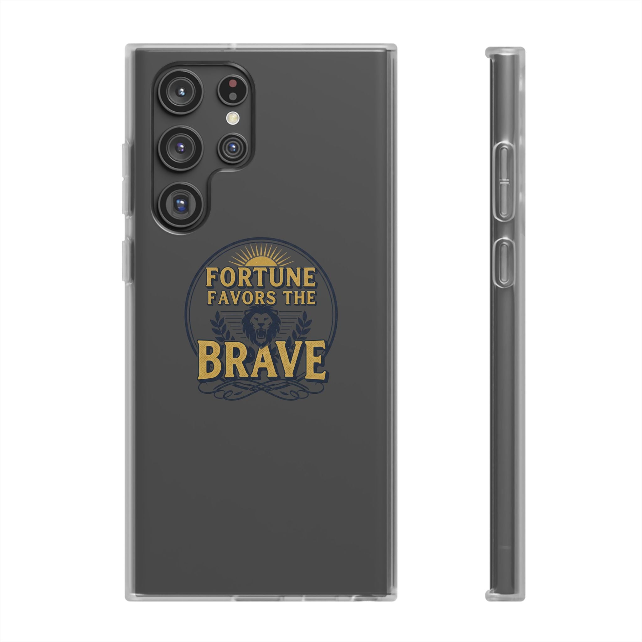 Fortune Favors the Brave Lion Emblem (Flexi Cases)