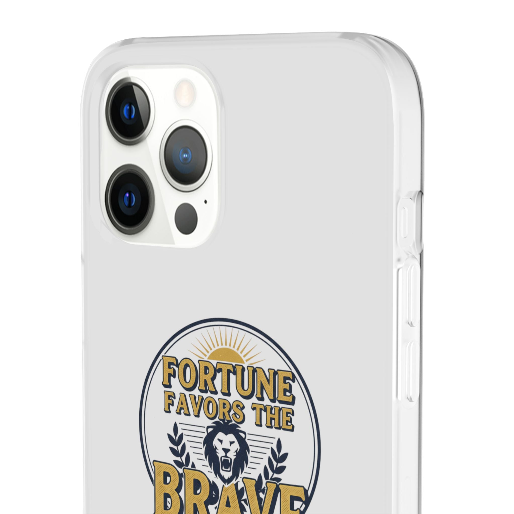Fortune Favors the Brave Lion Emblem (Flexi Cases)
