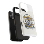 Fortune Favors the Brave Phone Case — Protective Tough Case with Lion Emblem