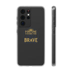 Fortune Favors the Brave Lion Emblem (Flexi Cases)