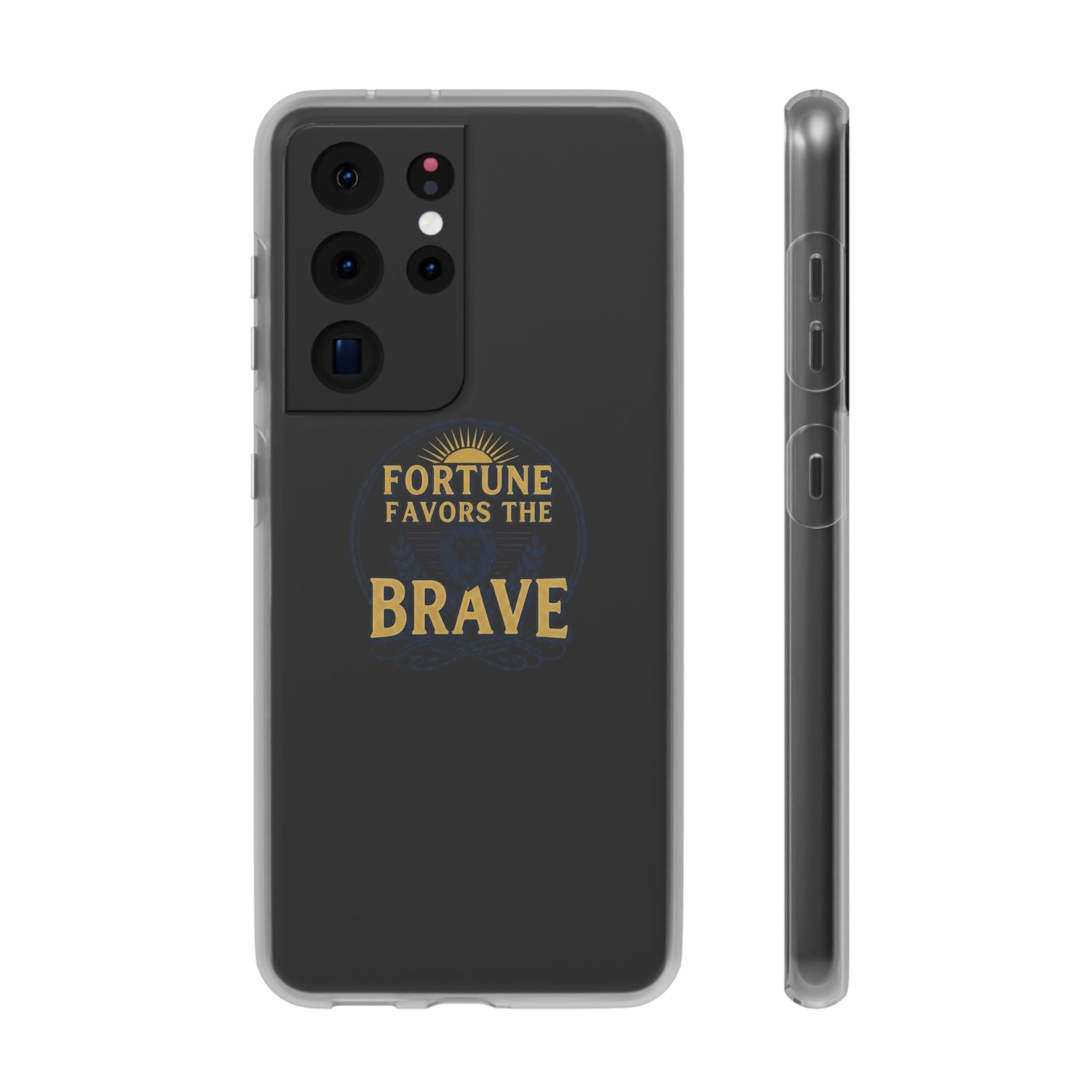 Fortune Favors the Brave Lion Emblem (Flexi Cases)