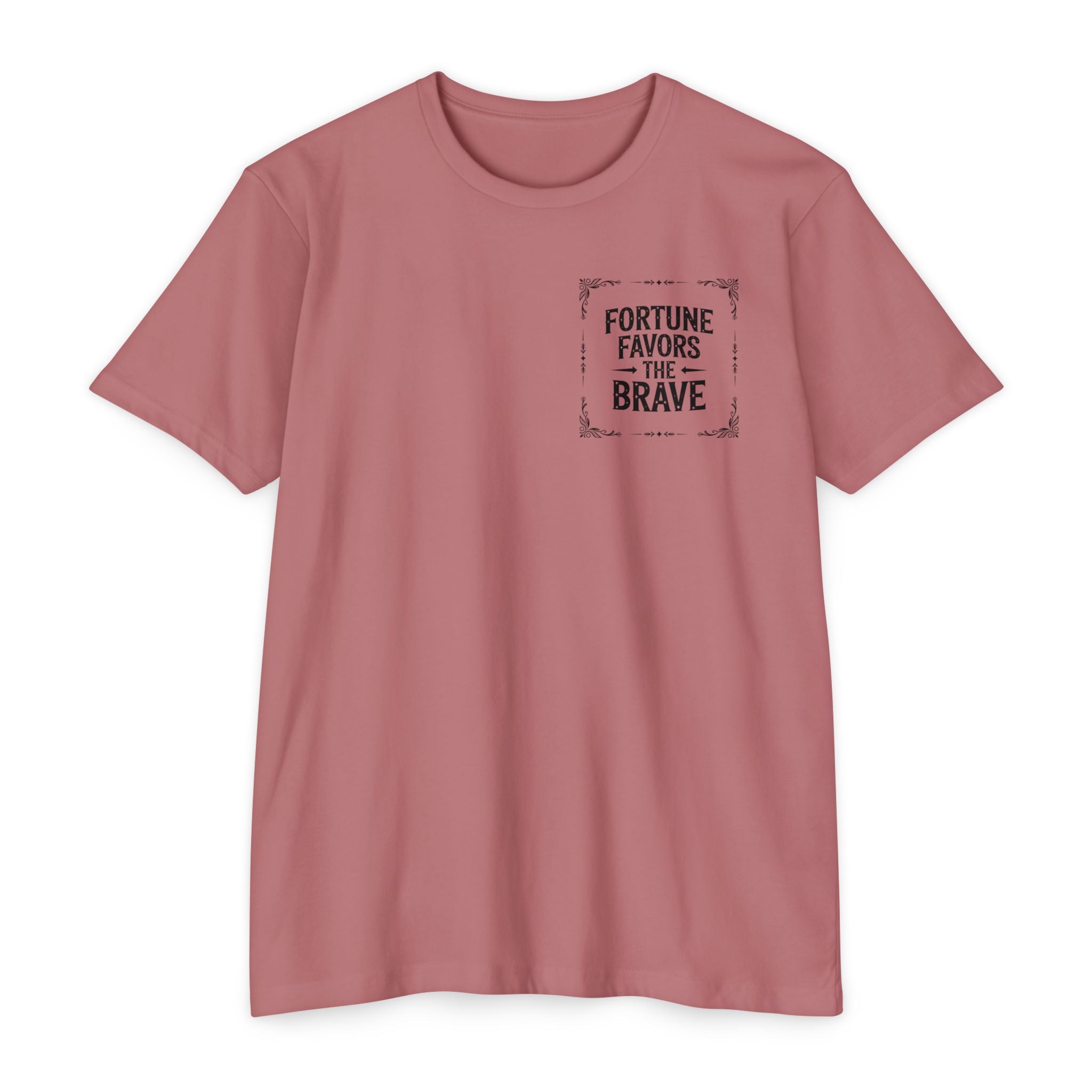 Fortune Favors the Brave (Unisex CVC Jersey T-shirt)