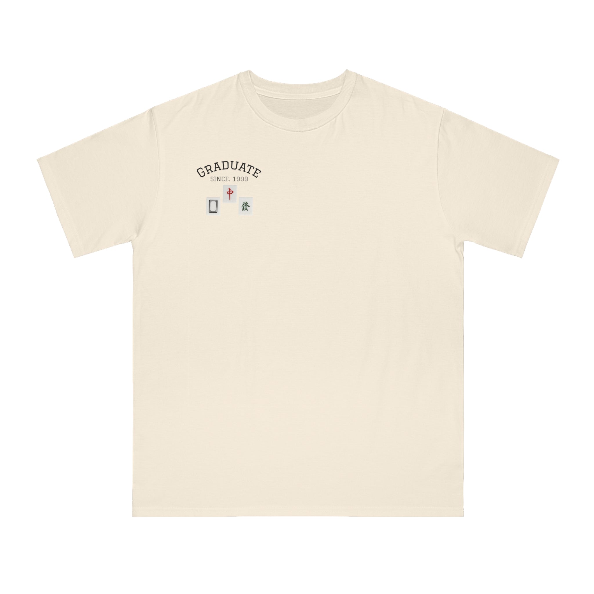Minimalist Scrabble Tile T‑Shirt — 'Love' Chest Design