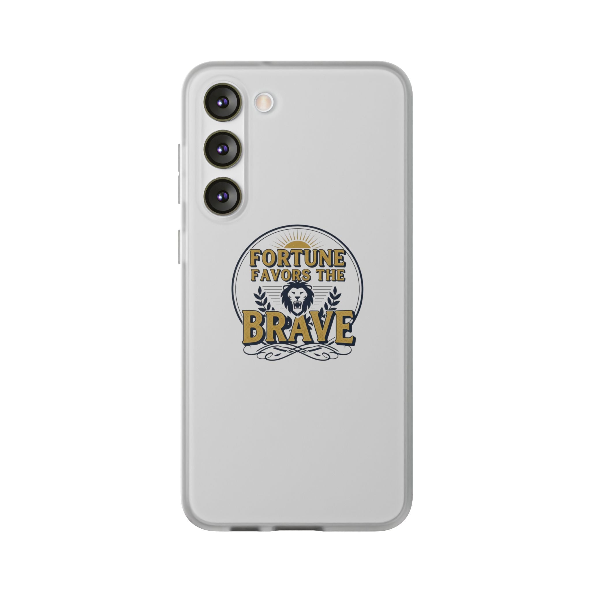 Fortune Favors the Brave Lion Emblem (Flexi Cases)