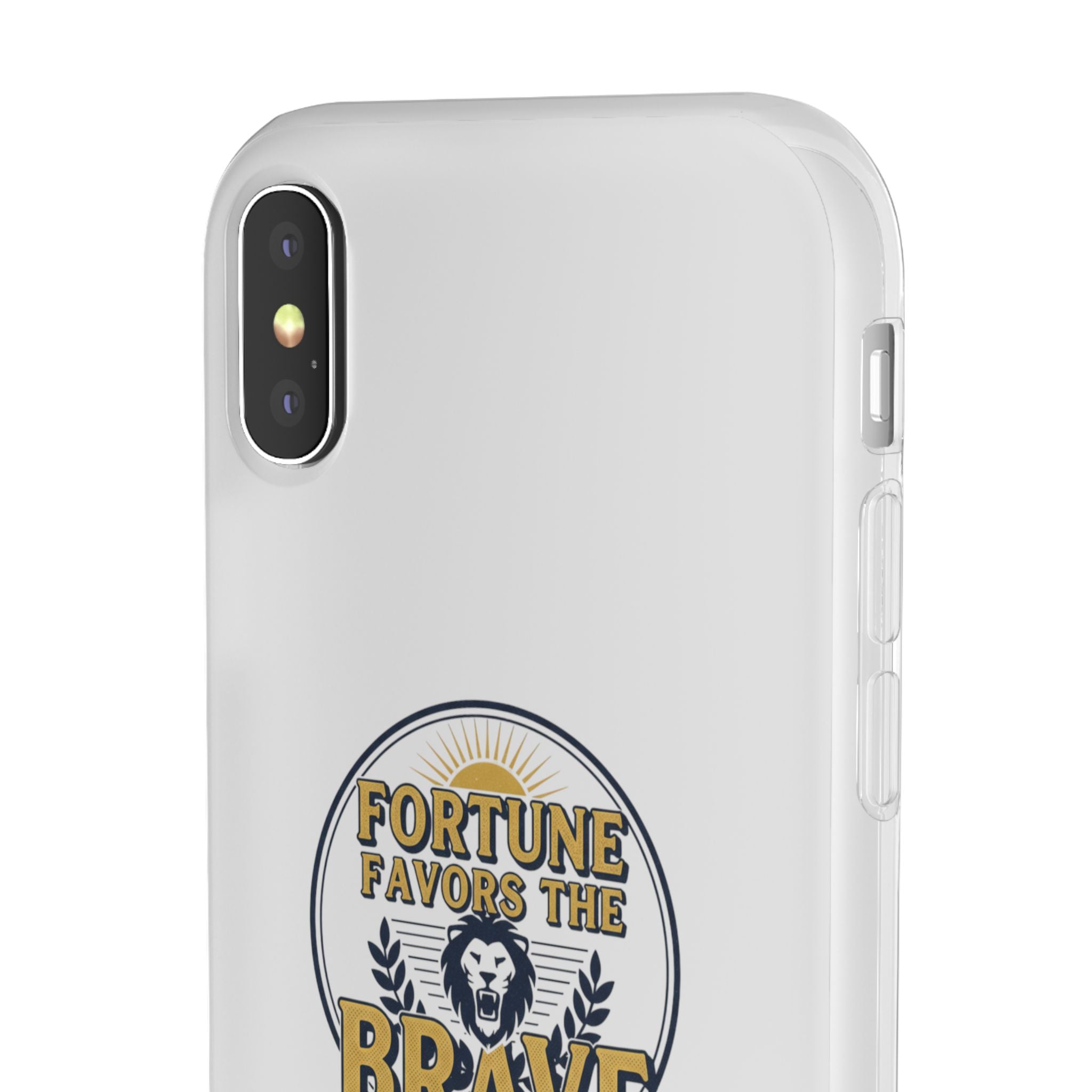 Fortune Favors the Brave Lion Emblem (Flexi Cases)