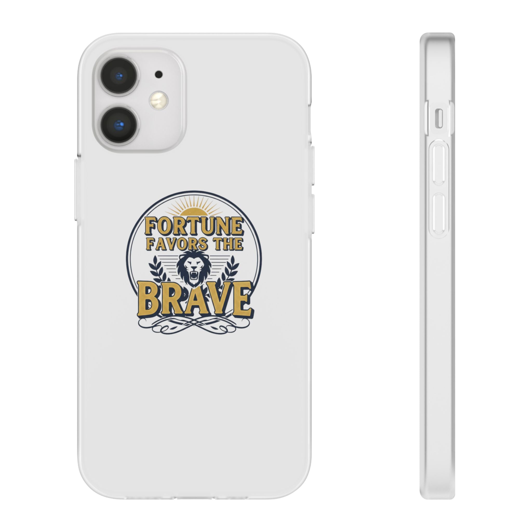 Fortune Favors the Brave Lion Emblem (Flexi Cases)