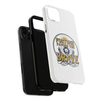 Fortune Favors the Brave Phone Case (Protective Tough Case with Lion Emblem)