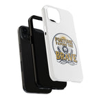 Fortune Favors the Brave Phone Case (Protective Tough Case with Lion Emblem)