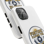 Fortune Favors the Brave Phone Case (Protective Tough Case with Lion Emblem)