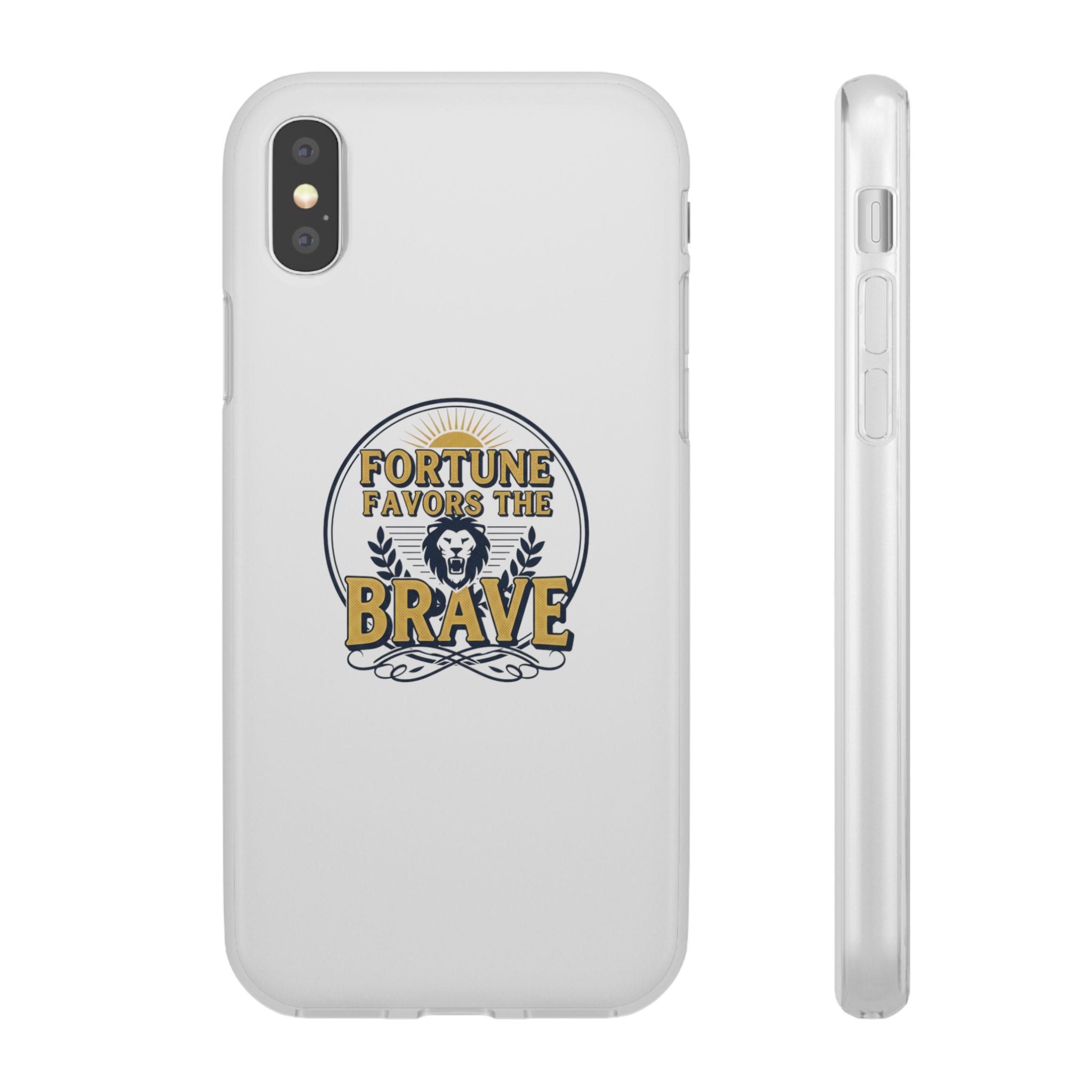 Fortune Favors the Brave Lion Emblem (Flexi Cases)