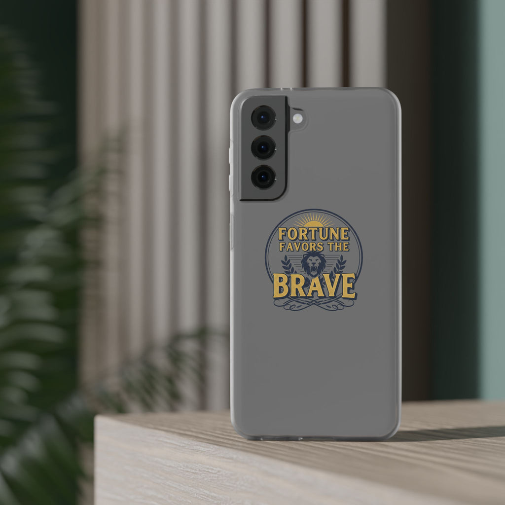 Fortune Favors the Brave Lion Emblem (Flexi Cases)