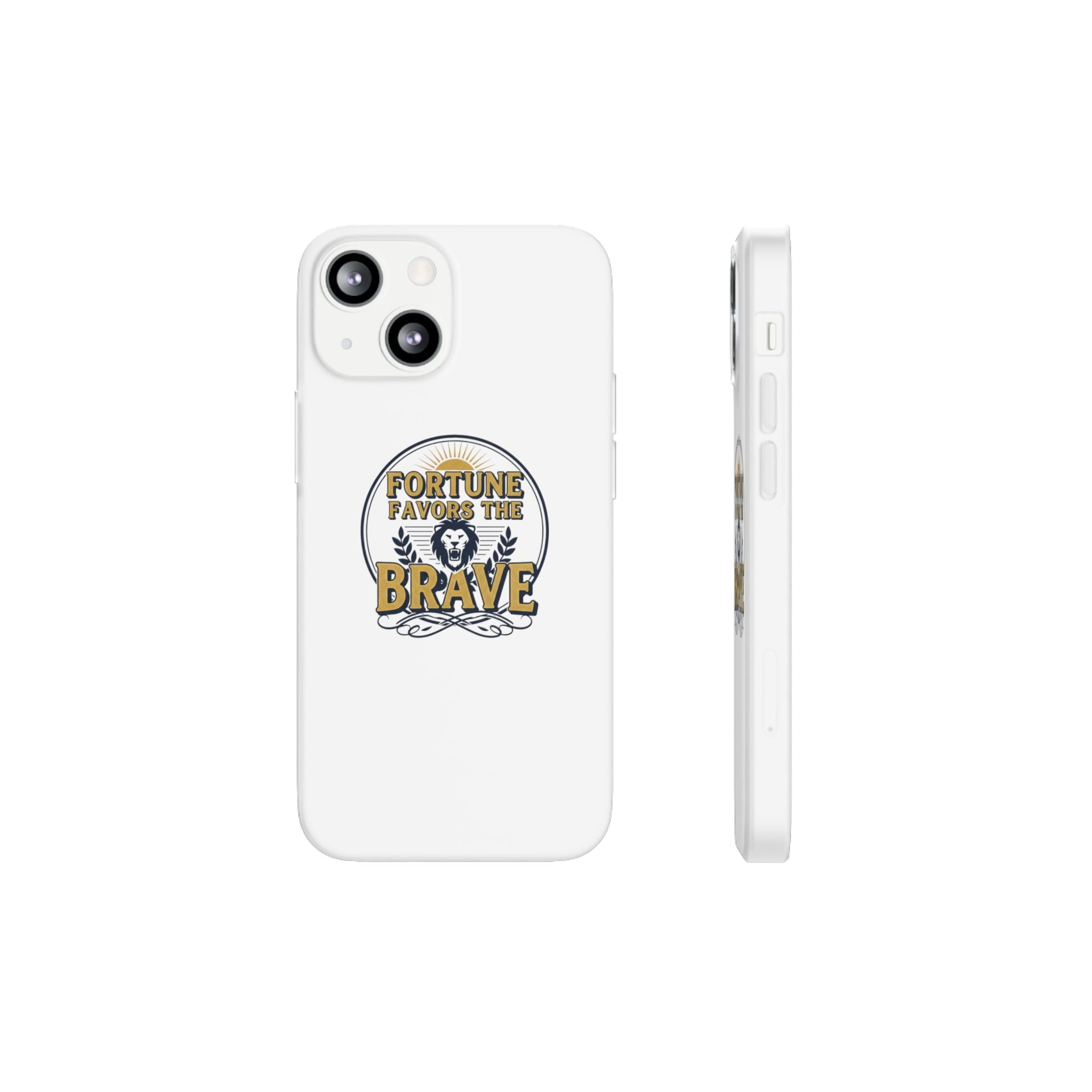 Fortune Favors the Brave Lion Emblem (Flexi Cases)