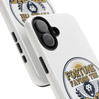 Fortune Favors the Brave Phone Case (Protective Tough Case with Lion Emblem)