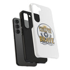 Fortune Favors the Brave Phone Case (Protective Tough Case with Lion Emblem)