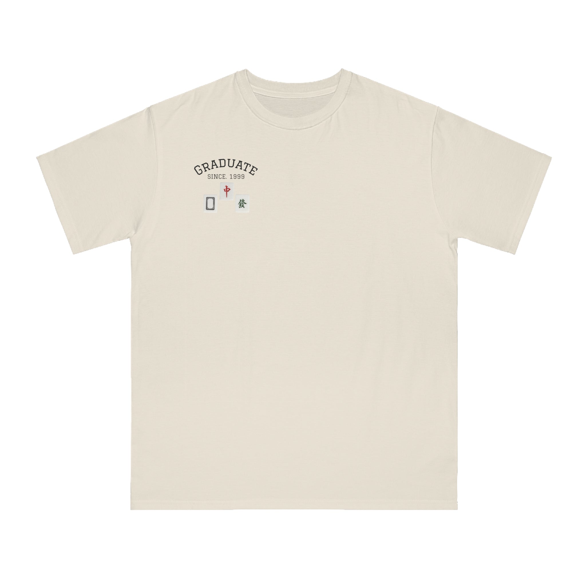 Minimalist Scrabble Tile T‑Shirt — 'Love' Chest Design