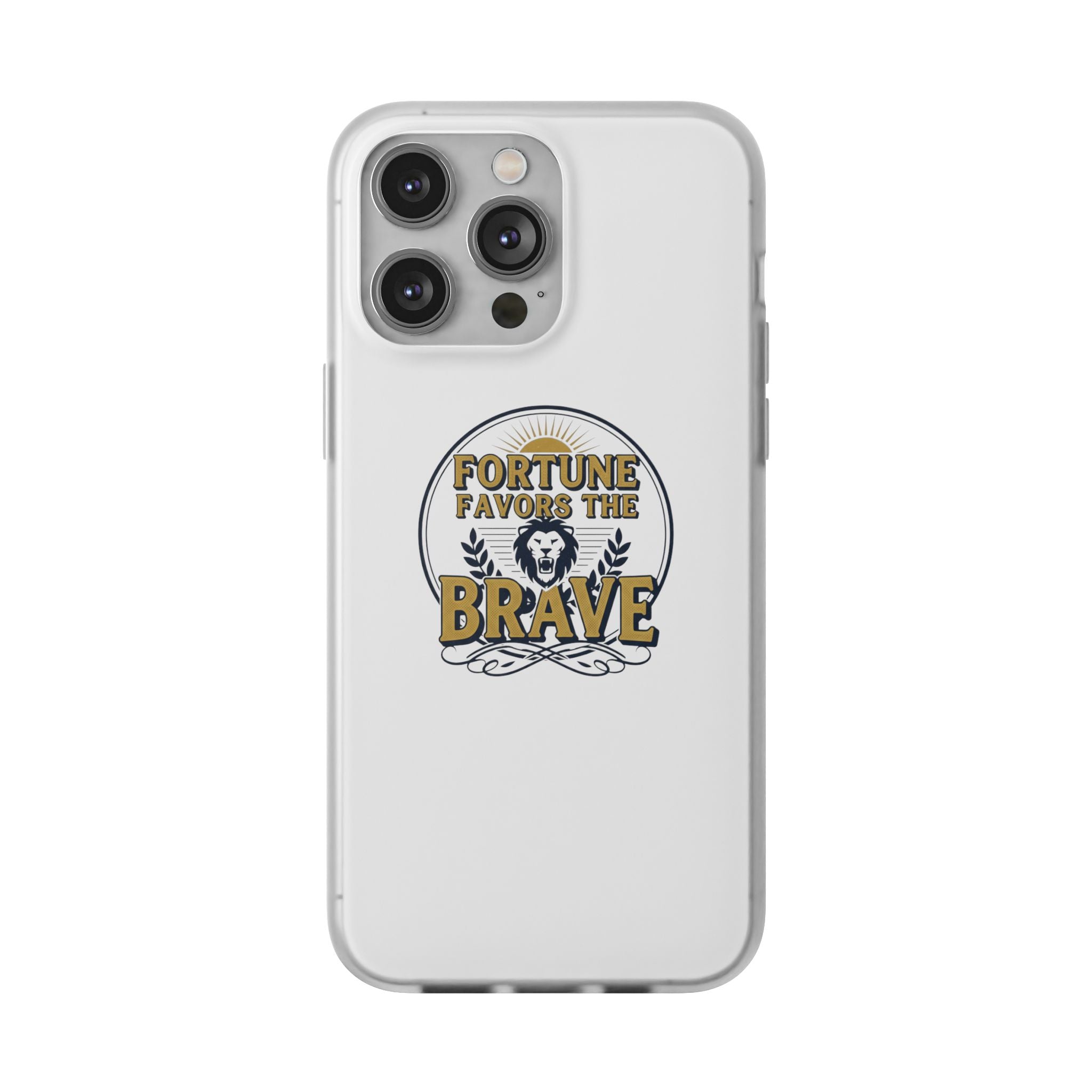 Fortune Favors the Brave Lion Emblem (Flexi Cases)