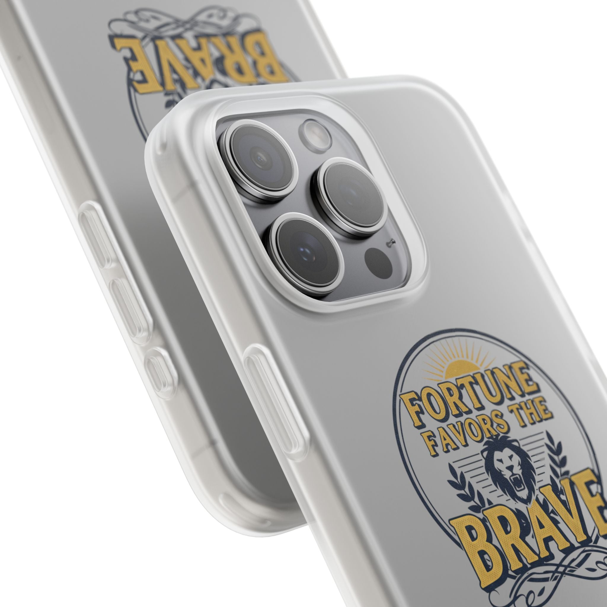 Fortune Favors the Brave Lion Emblem (Flexi Cases)