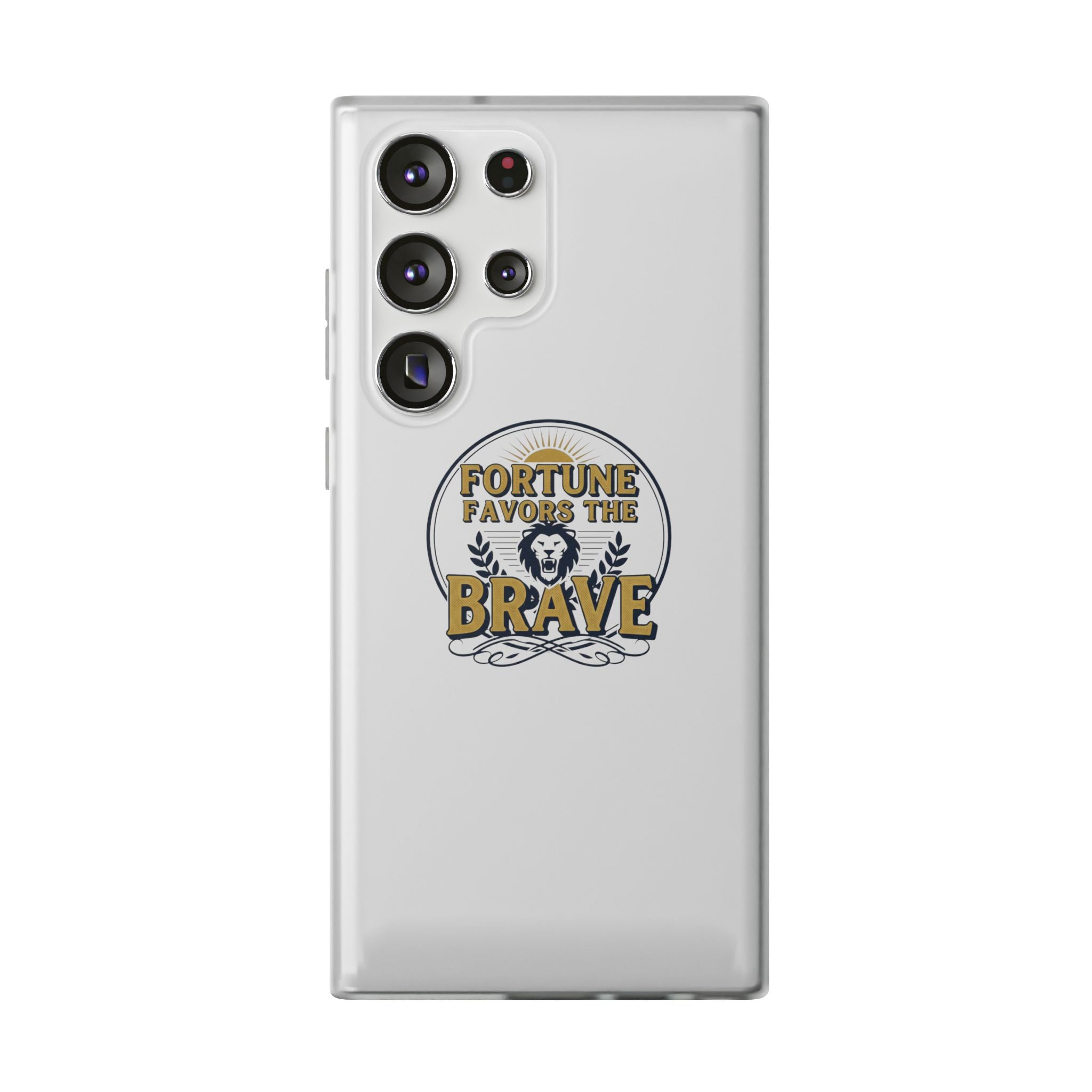 Fortune Favors the Brave Lion Emblem (Flexi Cases)