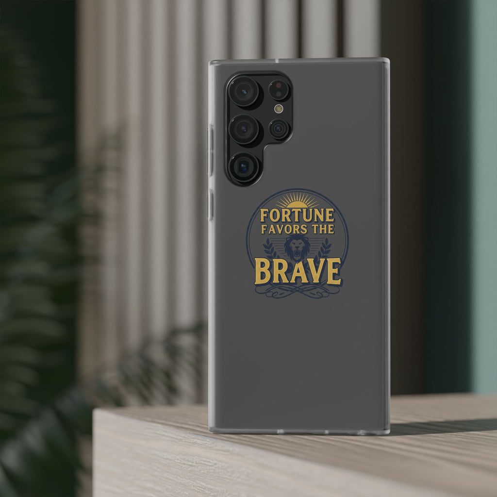 Fortune Favors the Brave Lion Emblem (Flexi Cases)