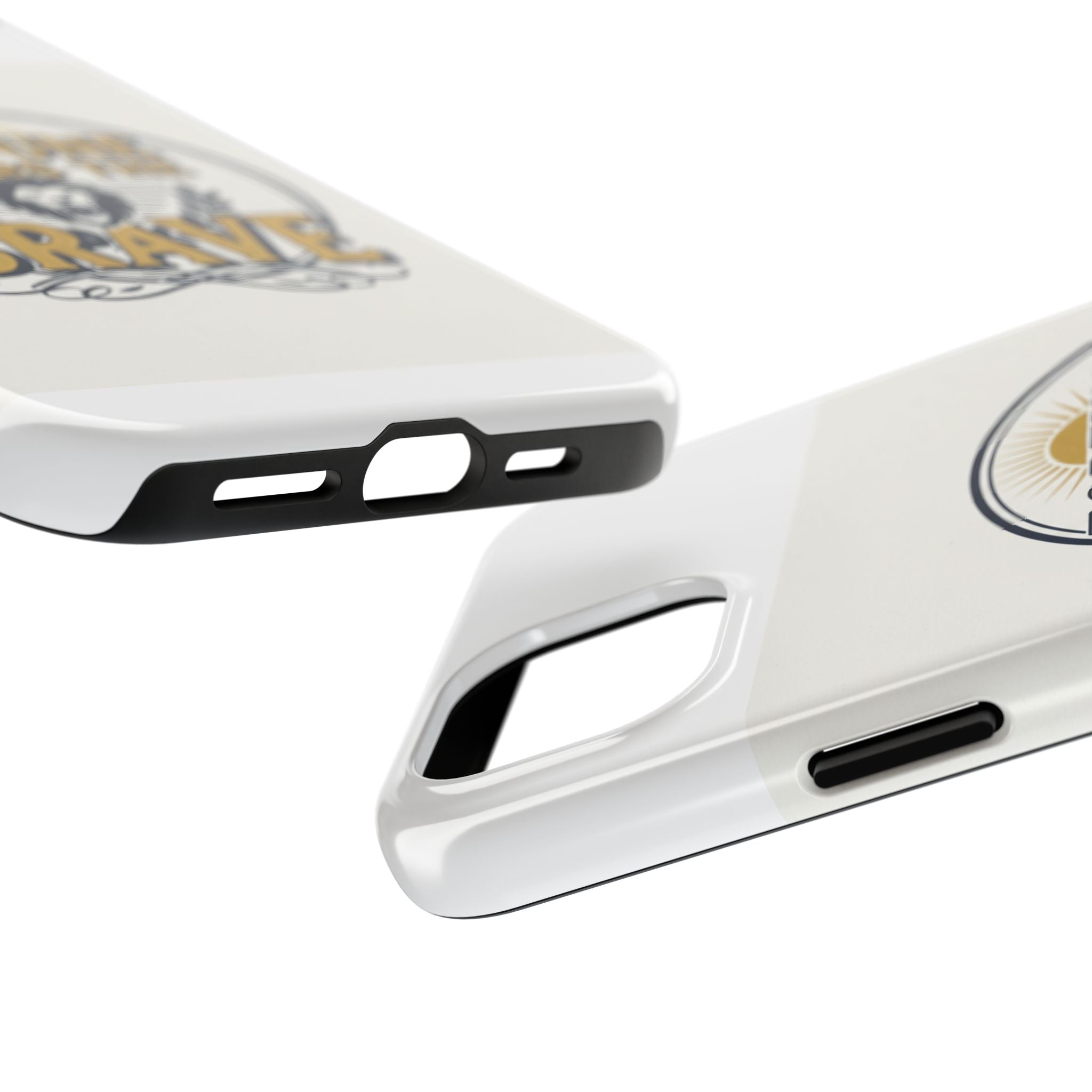 Fortune Favors the Brave Phone Case — Protective Tough Case with Lion Emblem