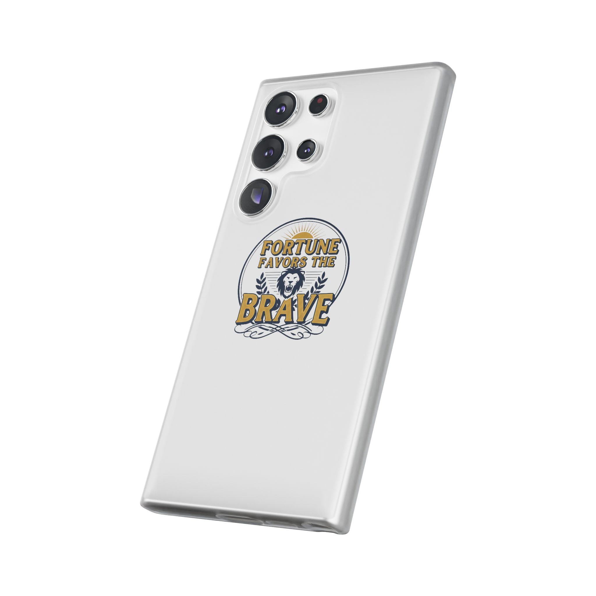 Fortune Favors the Brave Lion Emblem (Flexi Cases)