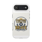 Fortune Favors the Brave Phone Case — Protective Tough Case with Lion Emblem
