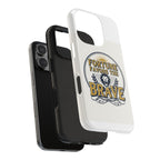 Fortune Favors the Brave Phone Case — Protective Tough Case with Lion Emblem