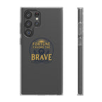 Fortune Favors the Brave Lion Emblem (Flexi Cases)
