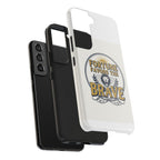Fortune Favors the Brave Phone Case — Protective Tough Case with Lion Emblem