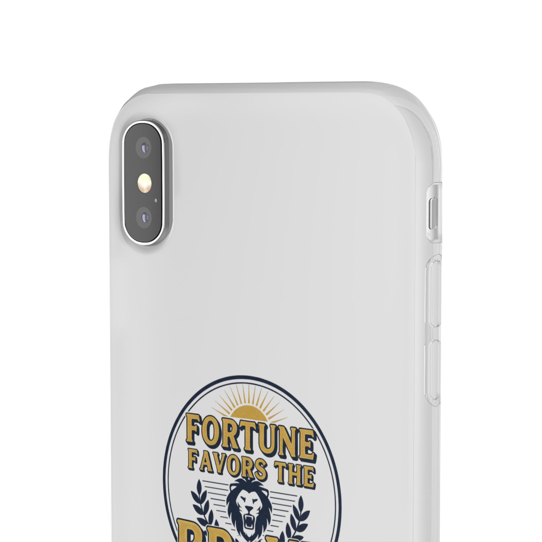 Fortune Favors the Brave Lion Emblem (Flexi Cases)