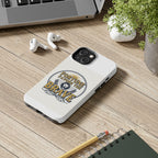 Fortune Favors the Brave Phone Case — Protective Tough Case with Lion Emblem