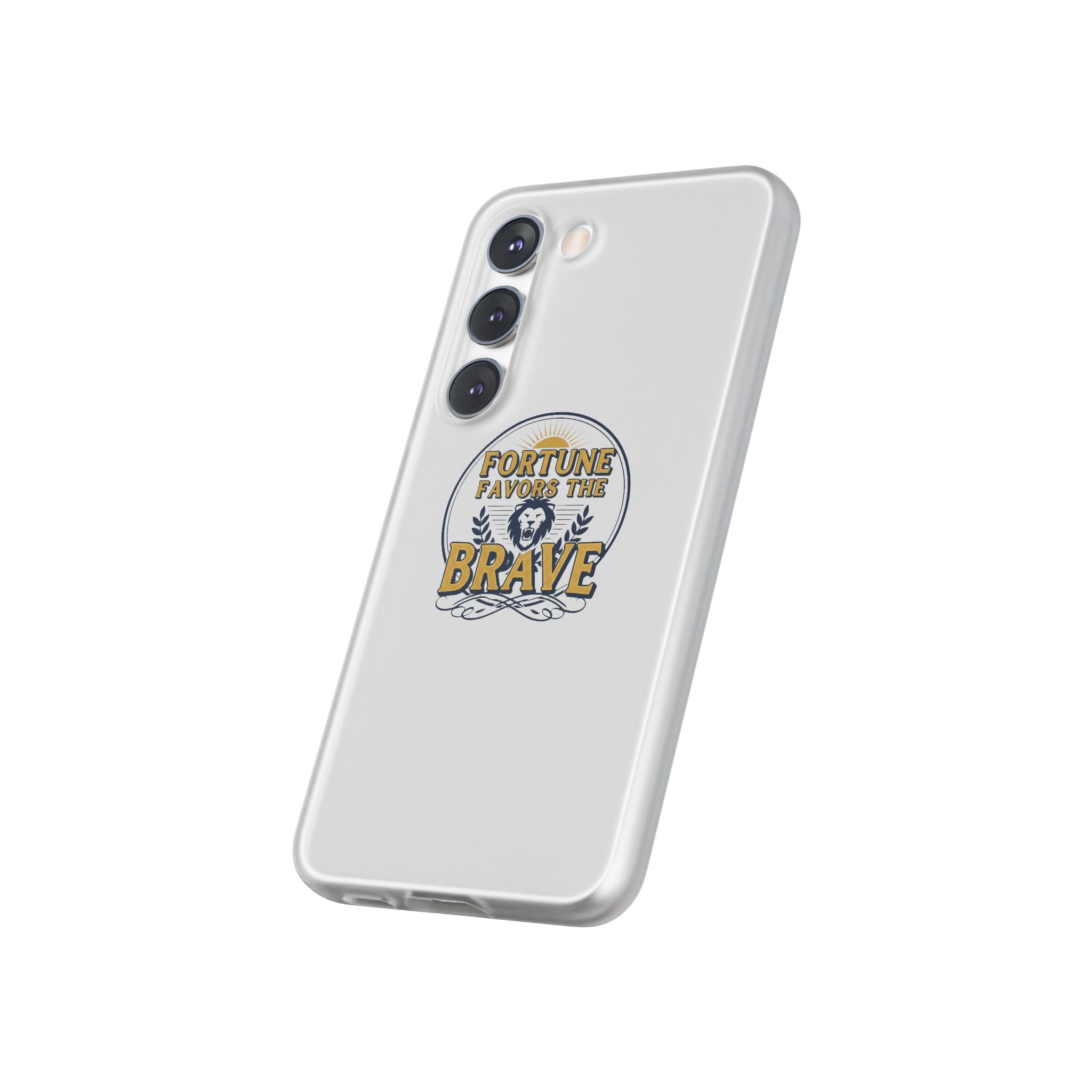 Fortune Favors the Brave Lion Emblem (Flexi Cases)
