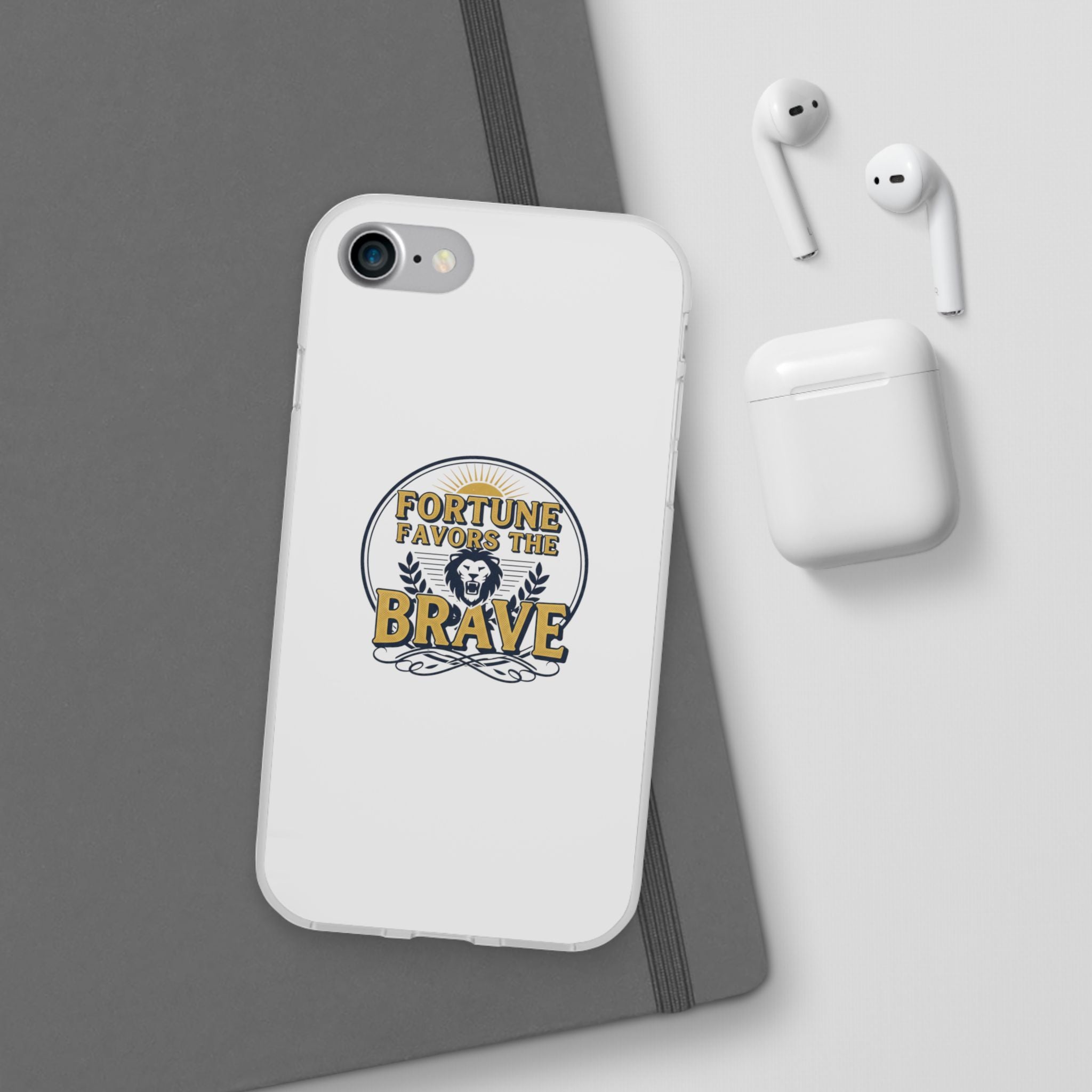 Fortune Favors the Brave Lion Emblem (Flexi Cases)