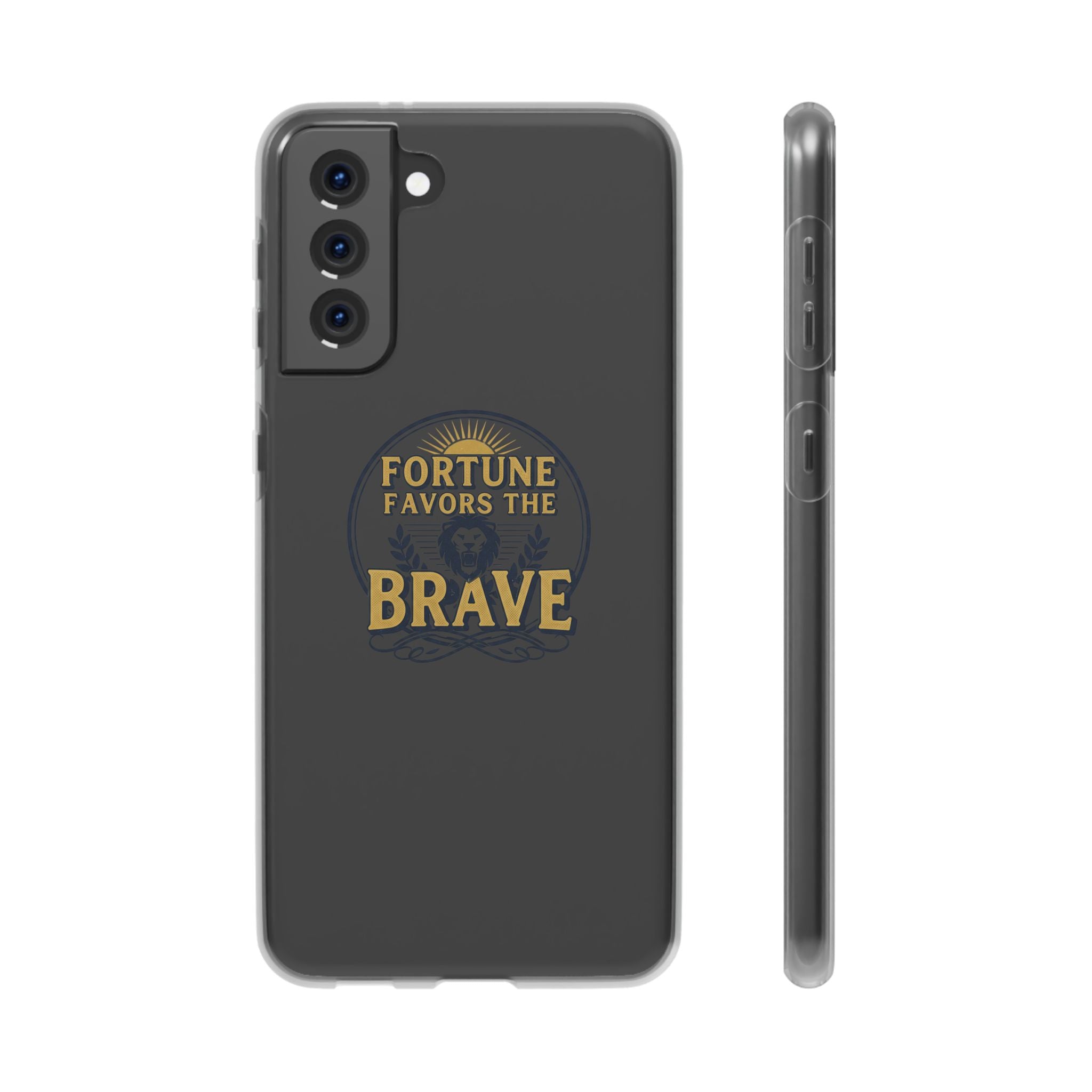 Fortune Favors the Brave Lion Emblem (Flexi Cases)